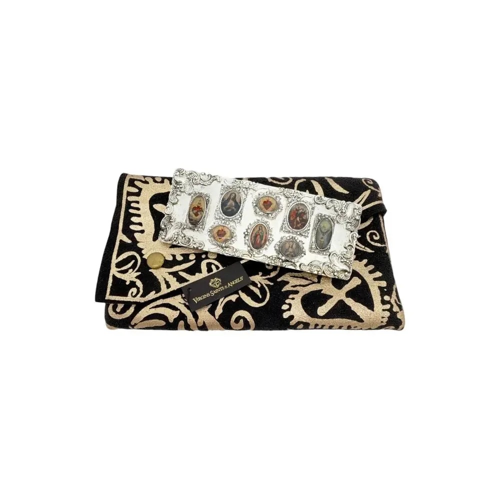 VIRGINS SAINTS & ANGELS VSA Retablo Framed Buckle in Silver